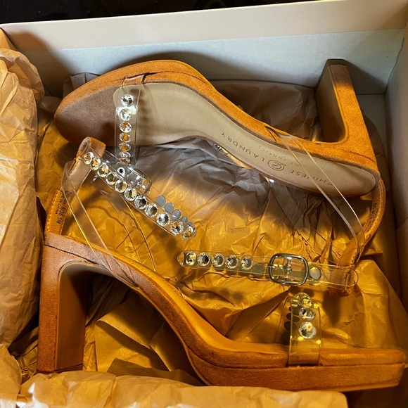 Chinese Laundry Tyler platform sandals with crystal accents CLEARANCE - Picture 7 of 8